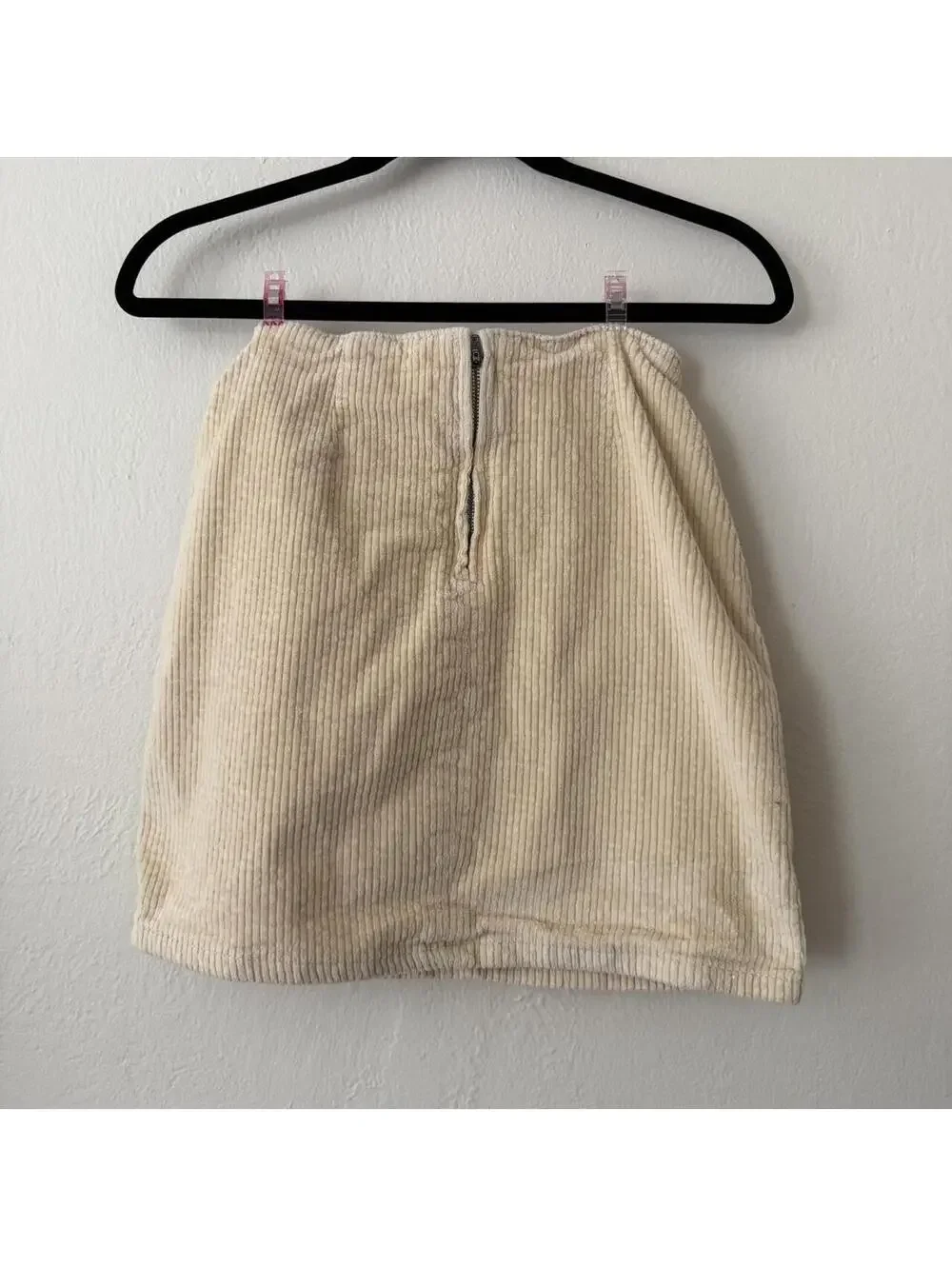 BP cream corduroy mini skirt